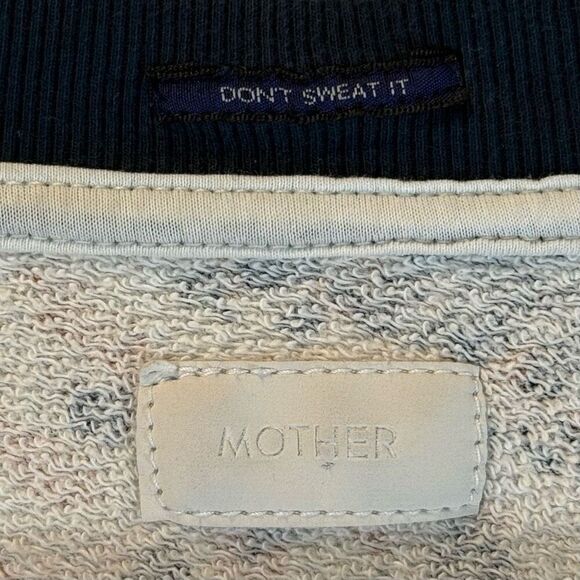 Mother The Square Lightweight Leopard Sweatshirt Woman’s Small - Picture 6 of 11